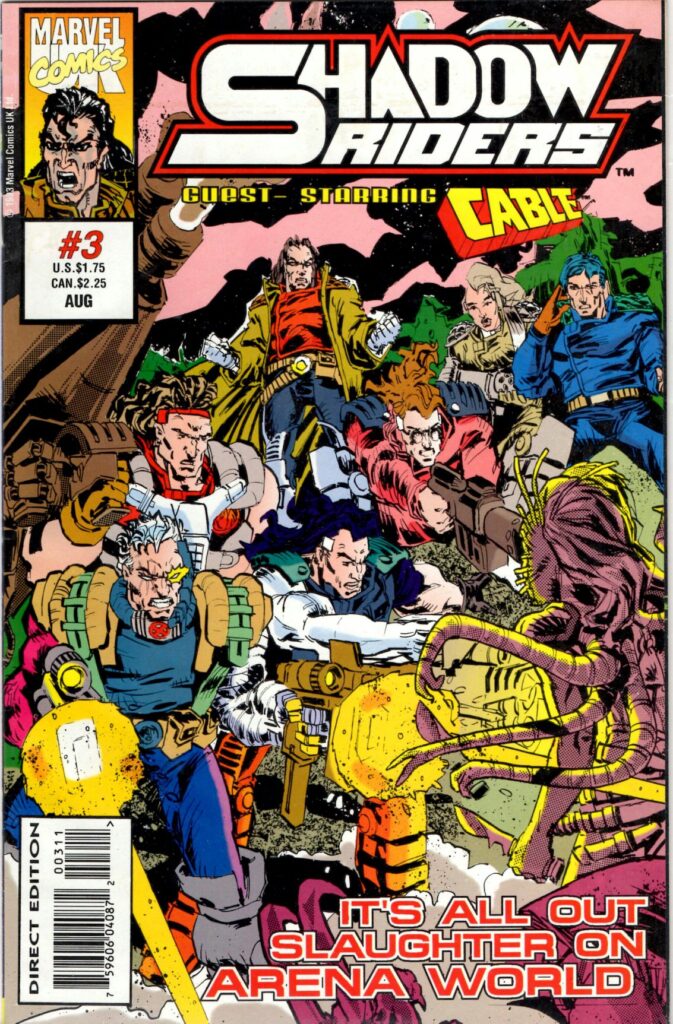 Shadow Riders #3 Cover by Ross Dearsley