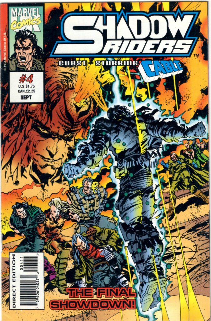 Shadow Riders #4 Cover by Ross Dearsley