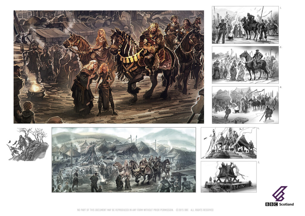 Dark Fantasy Design Art by Ross Dearsley