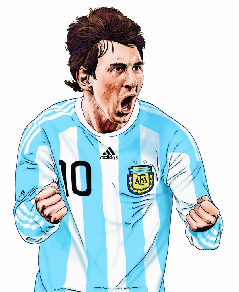 Playing for a Draw - Lionel Messi by Steve McGarry