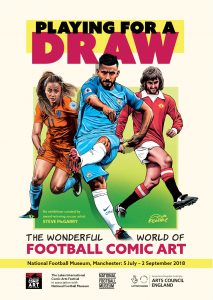 Playing for a Draw National Football Museum 2018 Poster -art by Steve McGarry