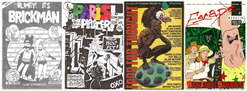 Some independent British comics of the 1980s