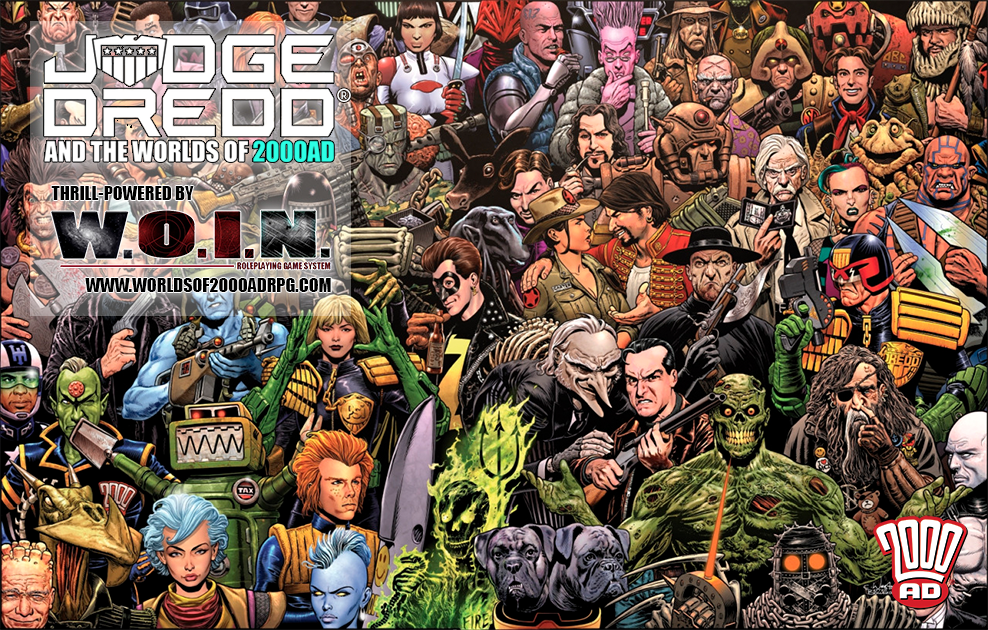 Judge Dredd & The Worlds of 2000AD Tabletop Adventure Game - What's Old is New System
