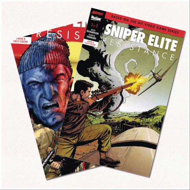 Sniper Elite Resistance #3 Covers
