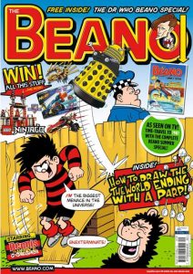 Beano - with Daleks - cover dated 15h May 2013