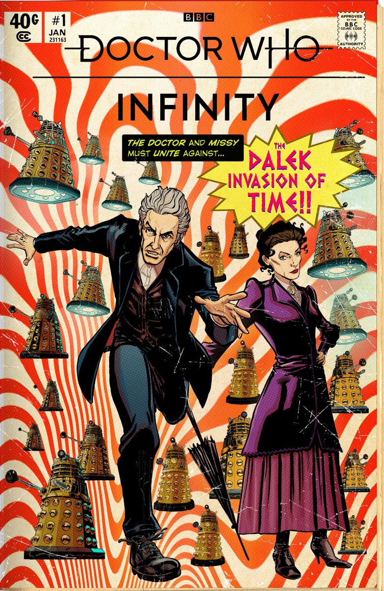 Doctor Who Infinity - The Dalek Invasion of Time. Art by Mike Collins and Kris Carter