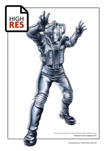 Revenge of the Cybermen Print by Graeme Neil Reid