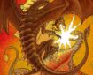 Cover art for Drawing Dragons by Jim Hansen, coloured by John Michael Burns