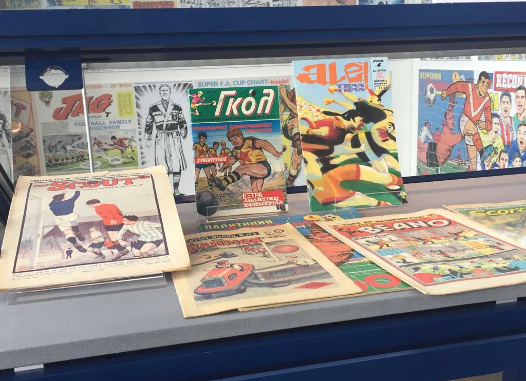 The comics on display are likely to change, drawn from the Museum's massive archive of material