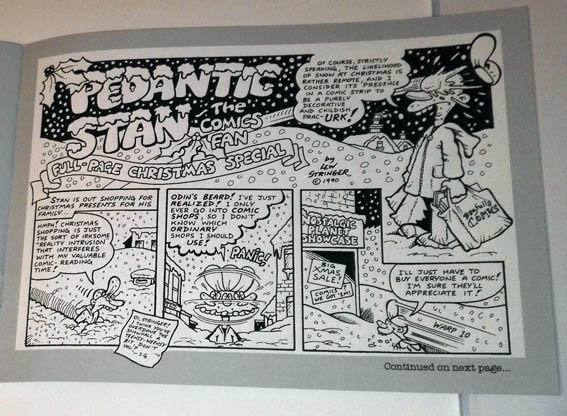 Pedantic Stan, The Comics Fan by John Freeman and Lew Stringer - Christmas Special