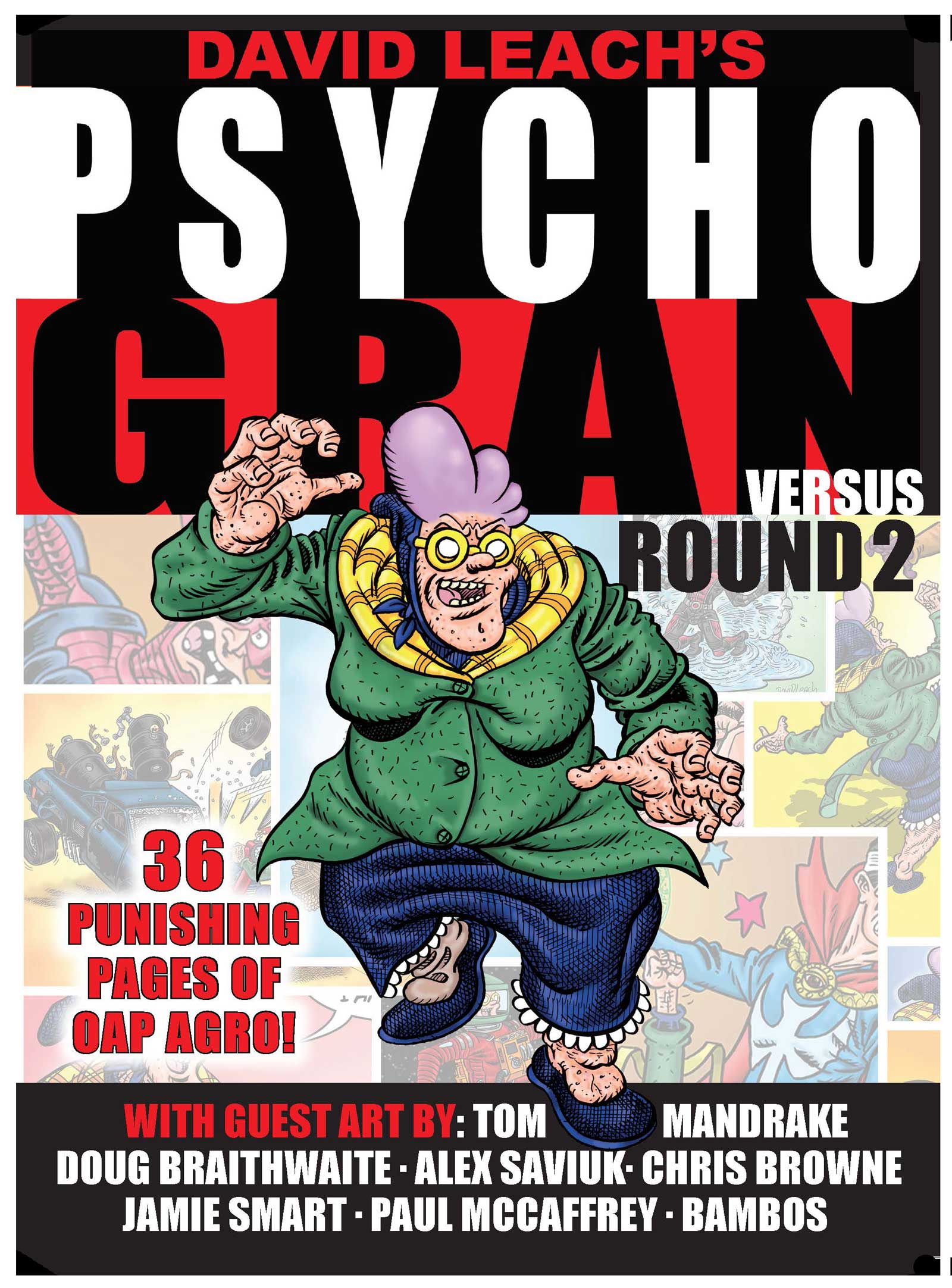 Psycho Gran versus... Round 2! - Cover