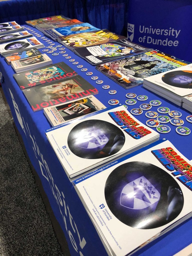 Promoting Scottish comics at San Diego Comic Con 2018
