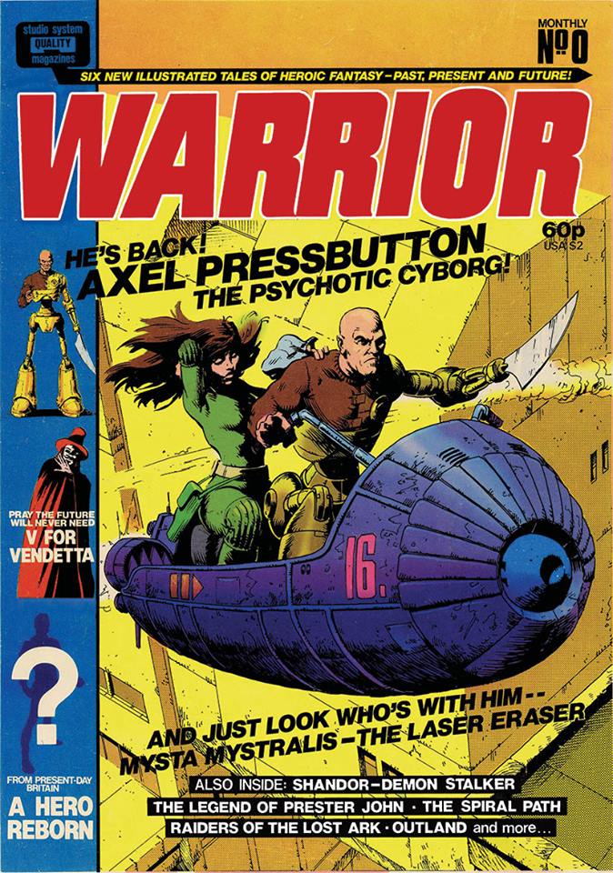 Warrior #9 Dummy Cover