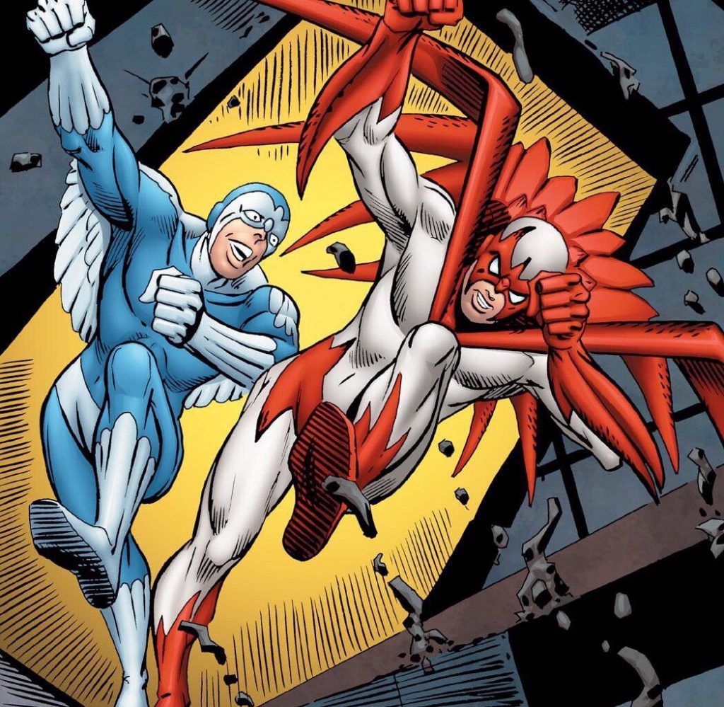 DC Comics The Hawk and the Dove - crated by Steve Ditko