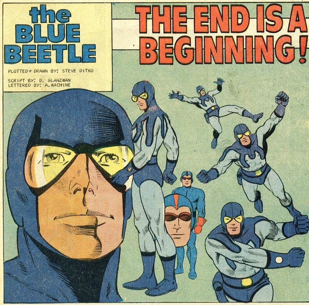 The Blue Beetle - crated by Steve Ditko