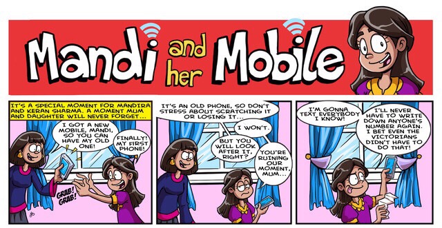 Beano 3945 - Mandi and her Mobile