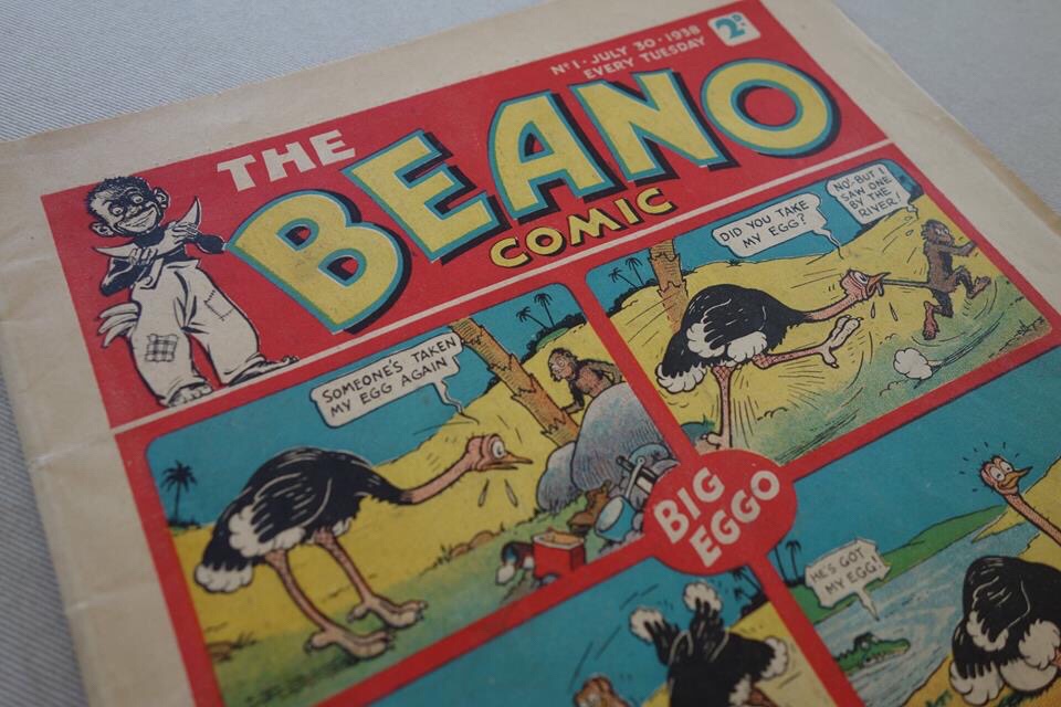 Beano Number One - cover dated 30th July 1938 (Phil’s Comics copy, 2018 auction item)
