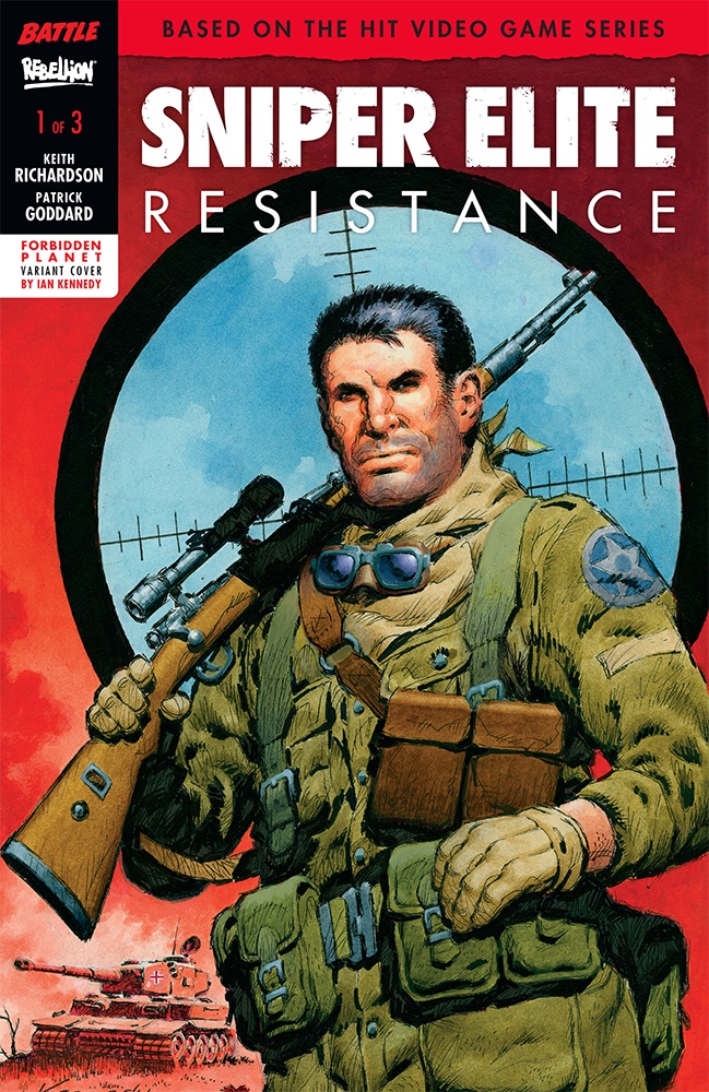 Sniper Elite Resistance #1 Cover - Forbidden Planet Variant