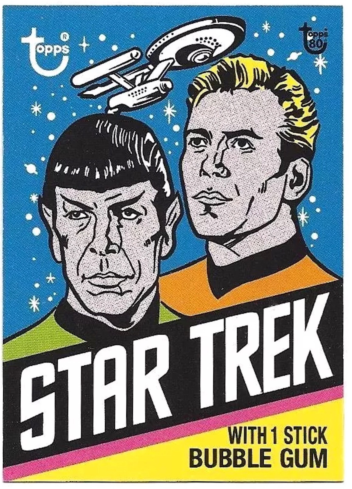 2018 Topps 80th Anniversary Wrapper Art - Star Trek