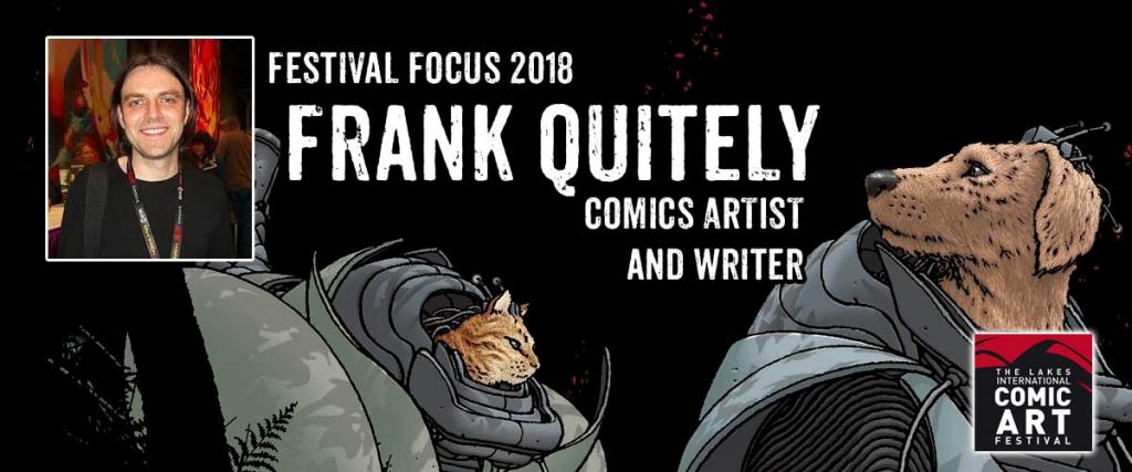 Lakes Festival Focus 2018 - Frank Quitely. Image in ident of Frank Quitely Luigi Novi/ Creative Commons Usage