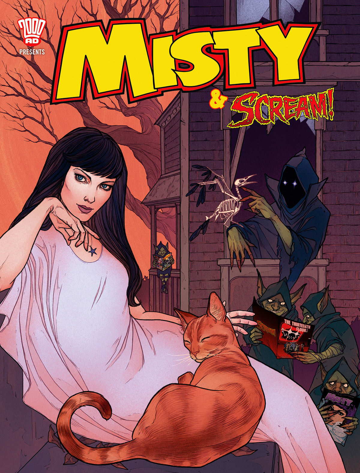 Misty and Scream  Special 2018 - Variant Cover by Lenka Šimečková