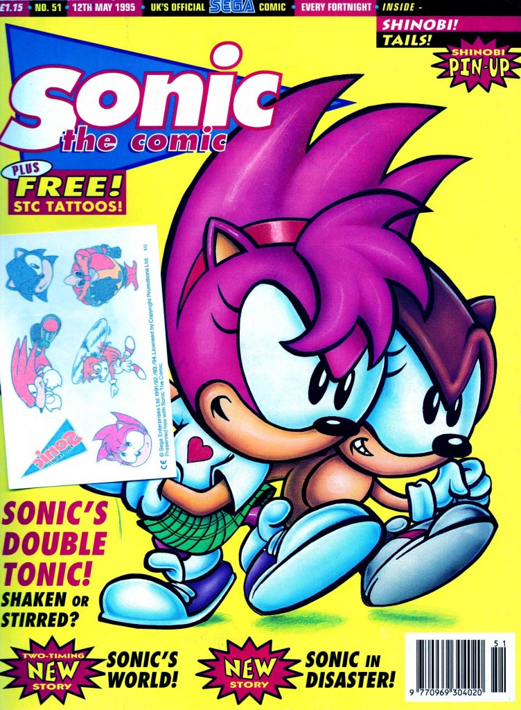 Sonic the Hedgehog's female ally Amy got a Scottish makeover for Sonic the Comic thanks to Deborah Tate