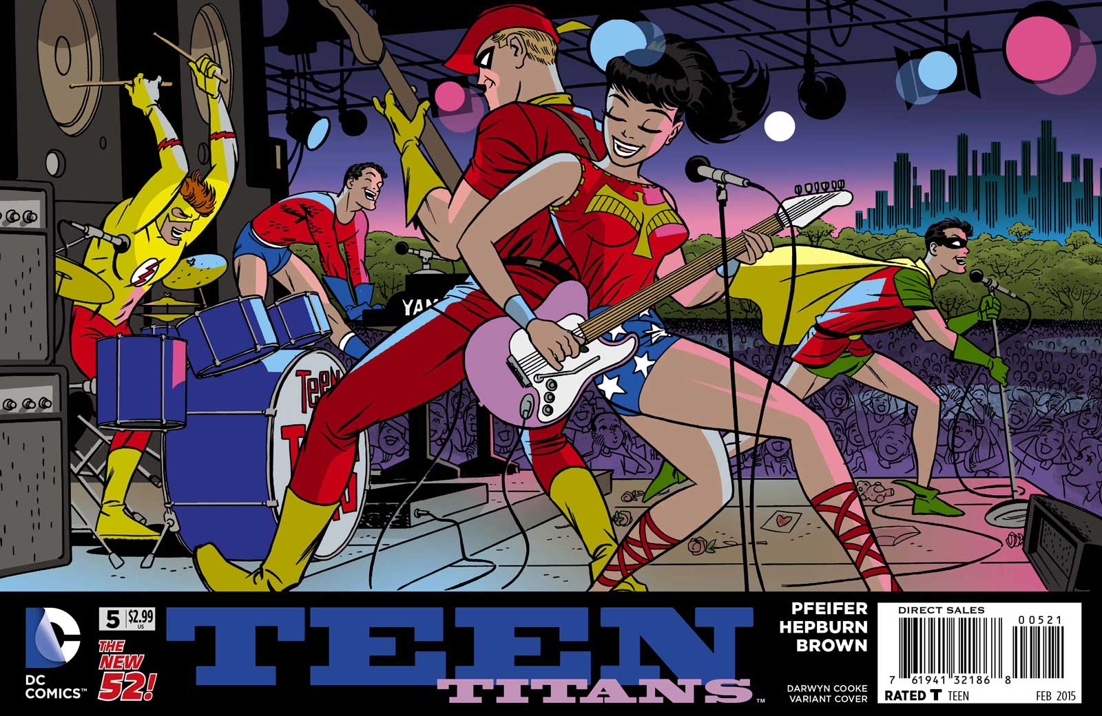 Teen Titans #5 Promotion by Darwyn Cooke