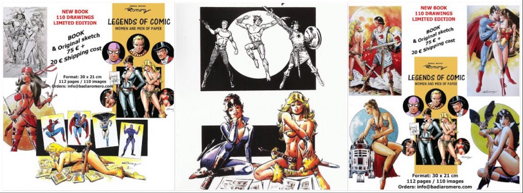 Legends of Comic Women and Men of Paper By Enric Badia Romero