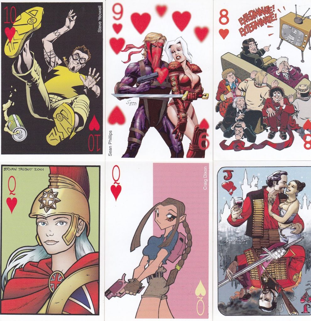 Comics 2001 - Charity Deck of Cards - Hearts