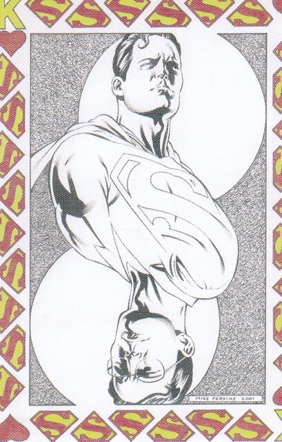 Comics 2001 - Charity Deck of Cards - Superman, the King of Hearts by Mike Perkins