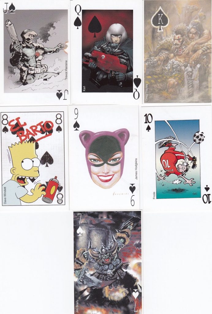 Comics 2001 - Charity Deck of Cards - Spades