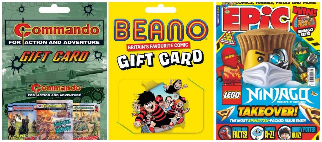DC Thomson Comic Gift Cards