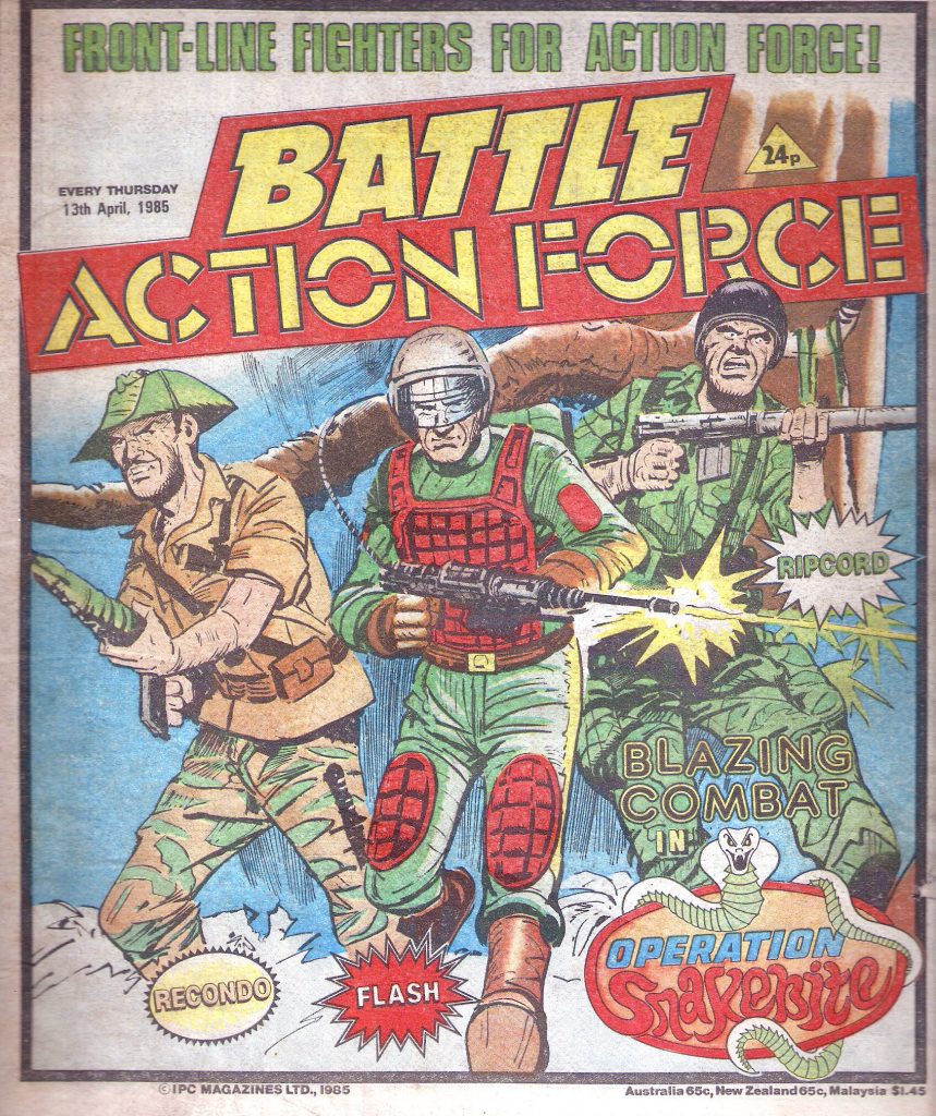 Battle Action Force - cover dated 13th April 1985