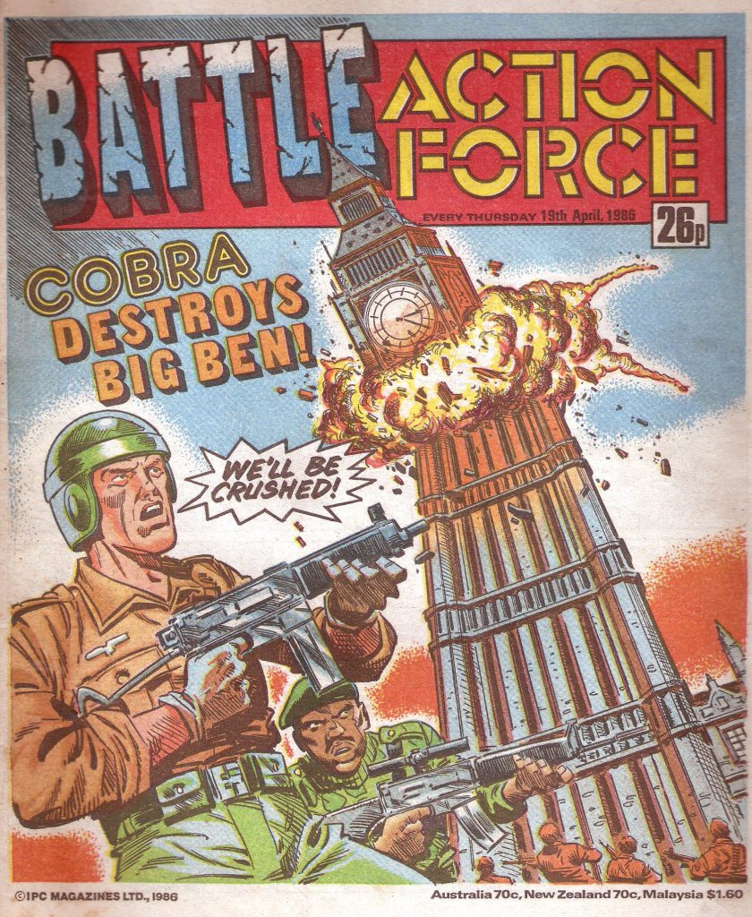 Battle Action Force - cover dated 19th April 1986