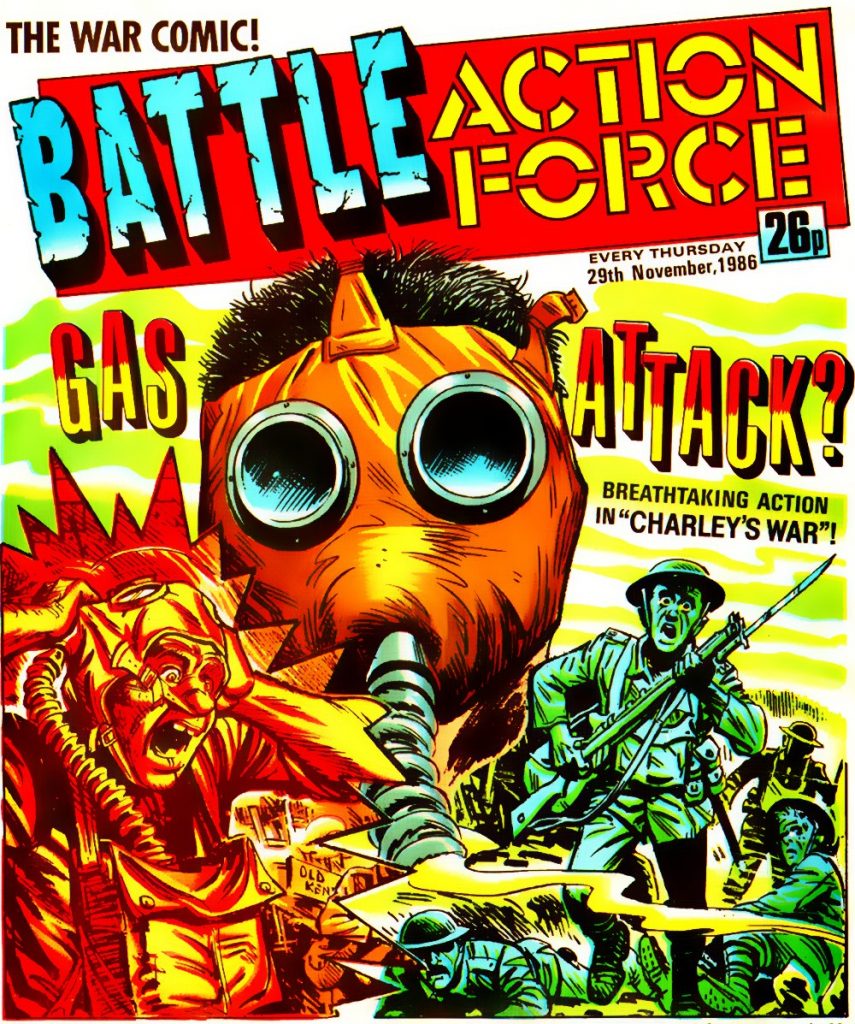 Action Force didn't even make the cover of the final issue of Battle Acton Force in which they appeared, but "Charley's War" did