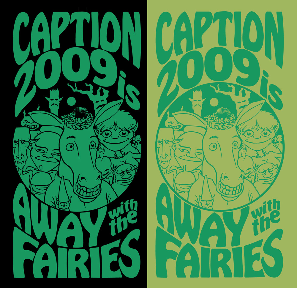 Caption 2009 Tshirt Design by Terry Wiley