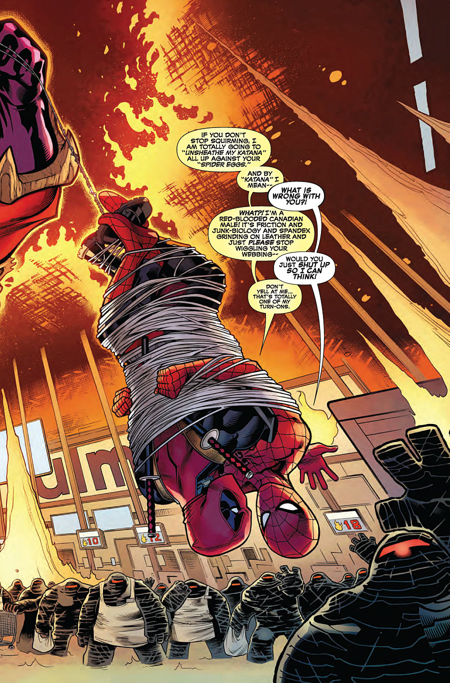 Deadpool/Spider-Man Art