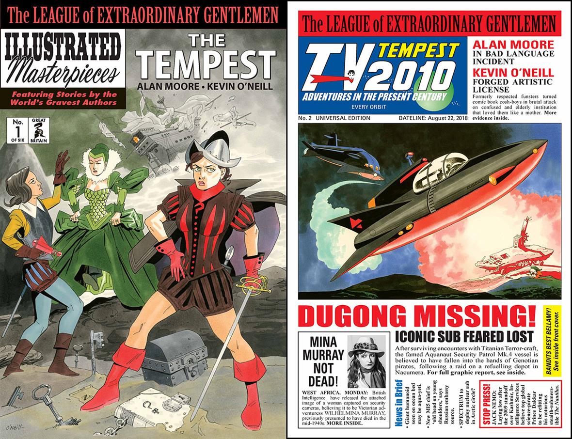 The League of Extraordinary Gentlemen: The Tempest  #1 and #2
