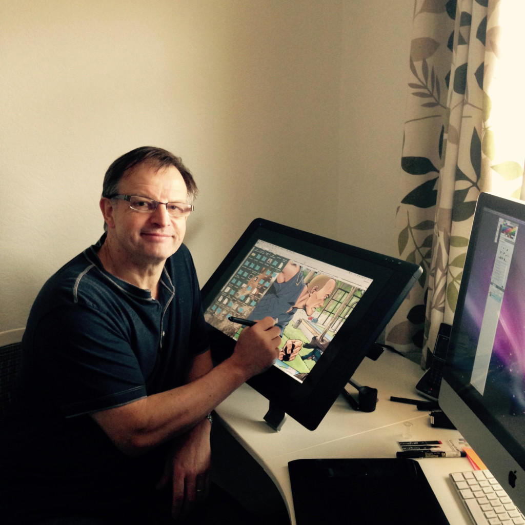 Veteran British comic artist Martin Griffiths has been prised from his studio for this year's Malta Comic Con