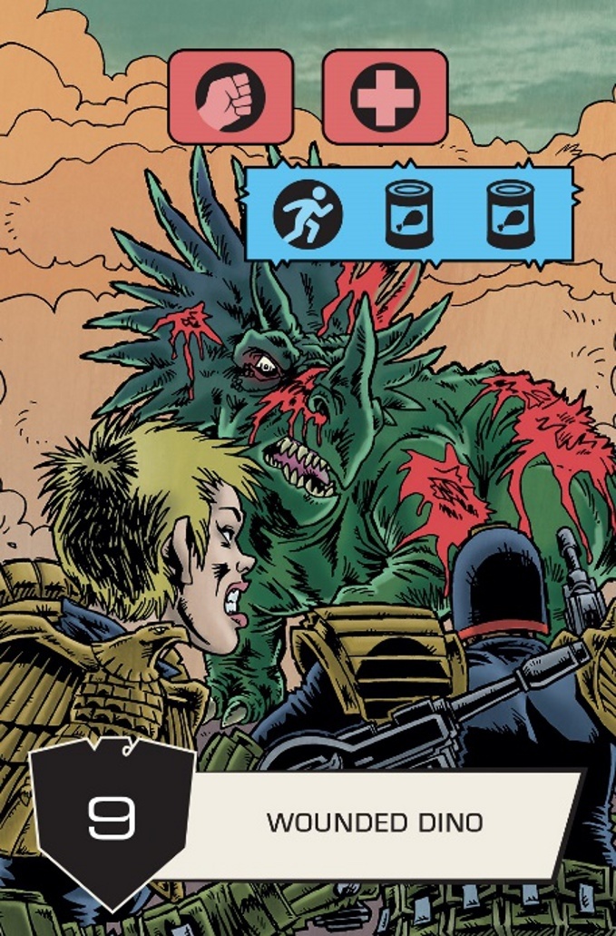 Judge Dredd: The Cursed Earth - Wounded Dino