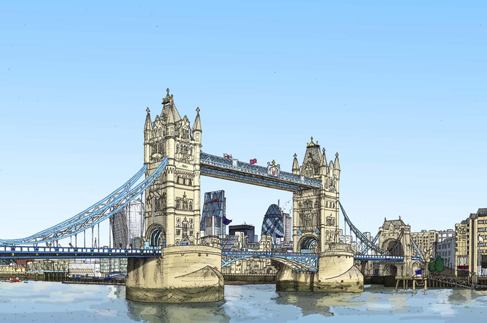 London's Tower Bridge by Zoom Rockman