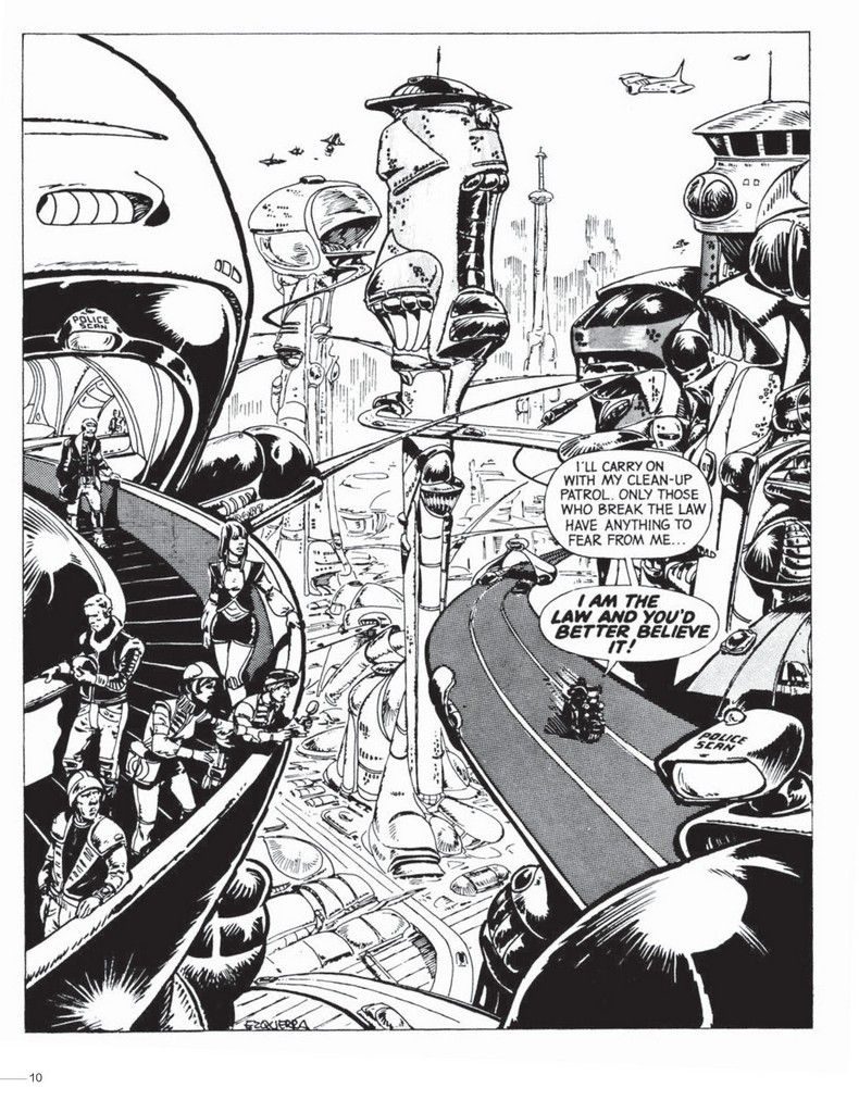 One of Carlos Ezquerra's original visualisations for what would become Mega City One. © Rebellion