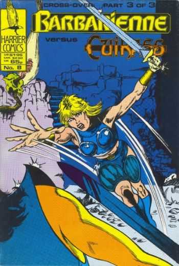 Harrier Comics Barbarienne, the later issues drawn by John Marshall