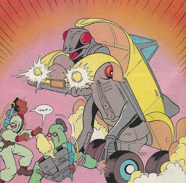 Art from “Invasion of the Buggy Snatchers”, which appeared in The Real Ghostbusters Issue 152, written by Dan Abnett