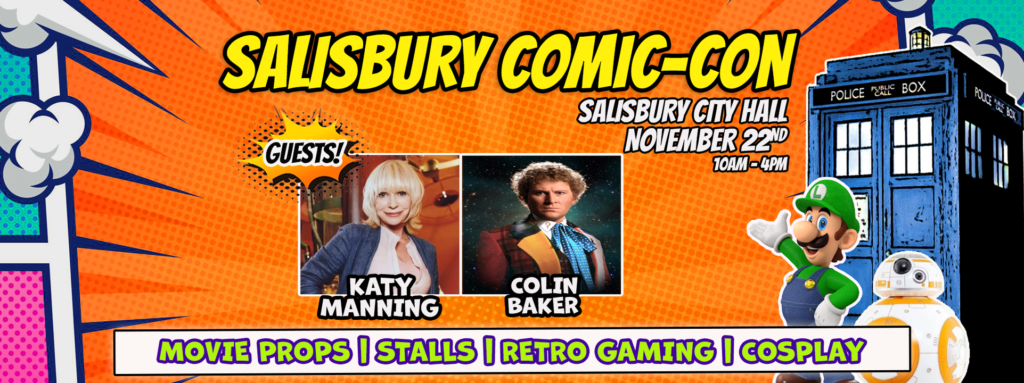 Salisbury Comic-Con 2025
10.00am - 4.00pm Saturday 22nd November 2025, Cityhall Malthouse Lane Salisbury SP2 7TU