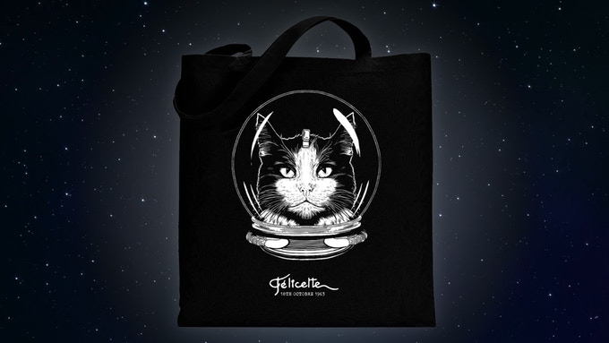 Félicette - The First Cat in Space Tote Bag