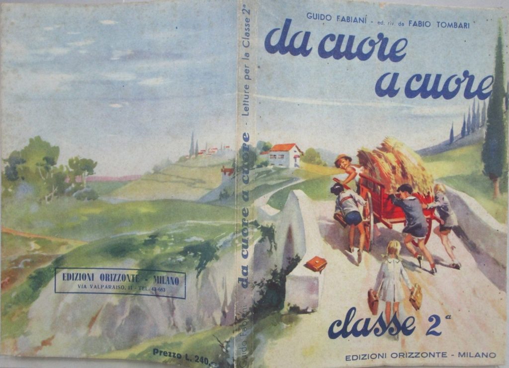The cover of "From Heart to Heart” by Guido Fabiani, art by Giorgio De Gaspari, published by Horizon Publishing House Milan in 1948