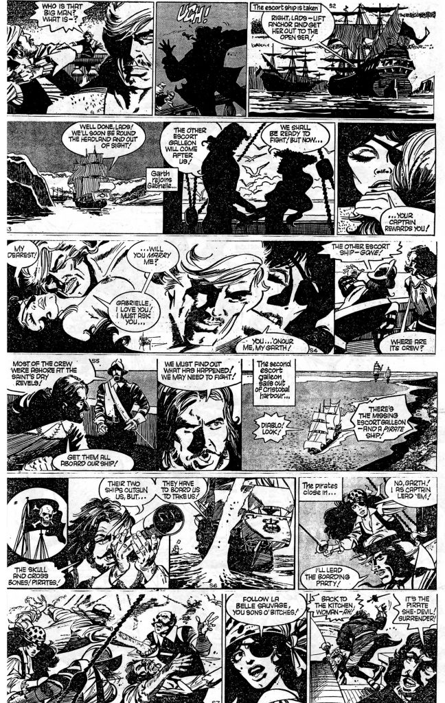 Garth - "La Belle Sauvage". Art by Martin Asbury. © REACH