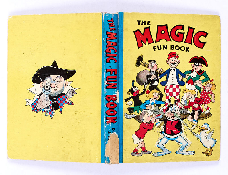 Magic Fun Book 2 (1942). Koko supports his Magic characters on the cover.