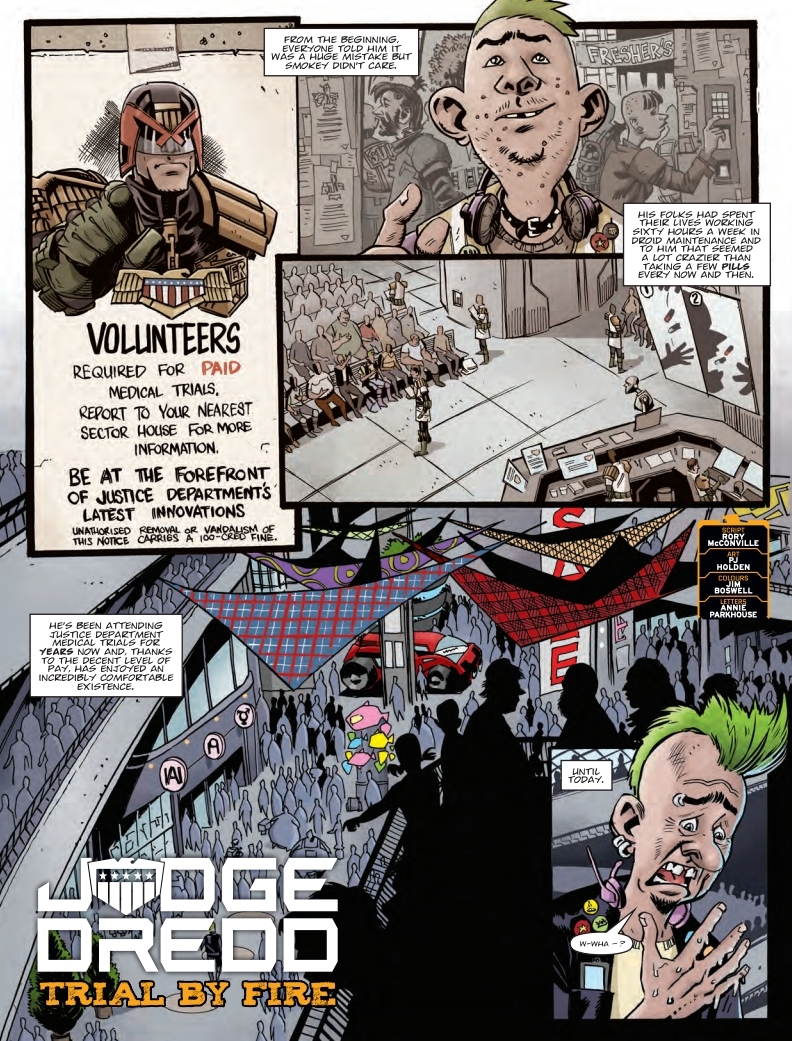 2000AD 2110 - Judge Dredd - Trial By Fire